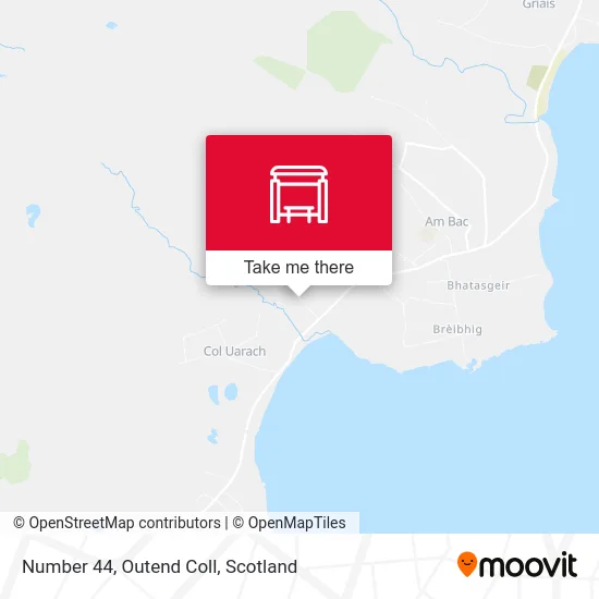 Number 44, Outend Coll map