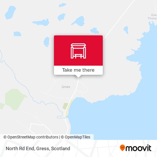 North Rd End, Gress map