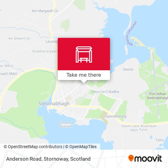 Anderson Road, Stornoway map