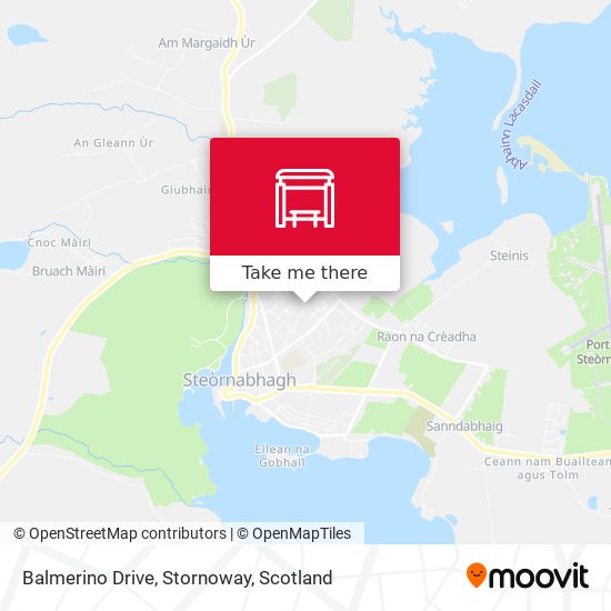 Balmerino Drive, Stornoway map