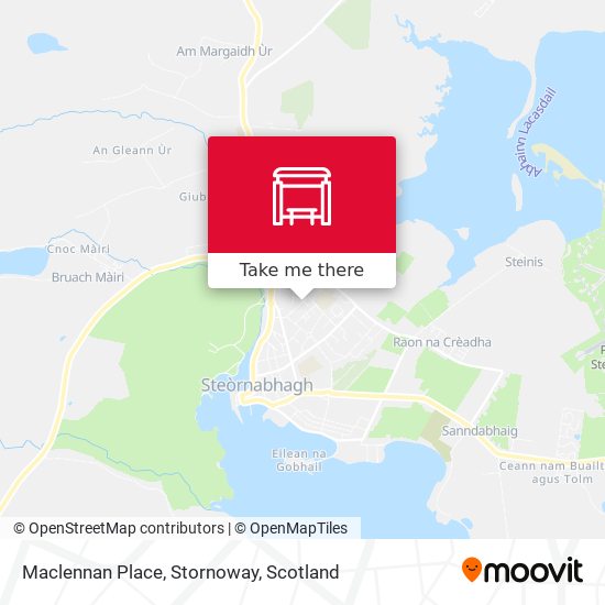 Maclennan Place, Stornoway map