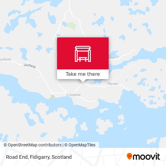 Road End, Fidigarry map