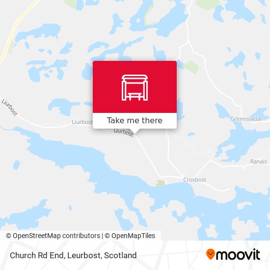 Church Rd End, Leurbost map