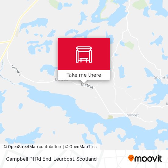 Campbell Pl Rd End, Leurbost map