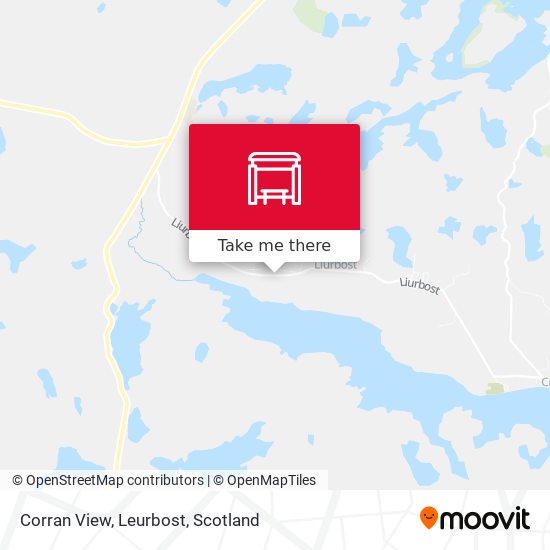 Corran View, Leurbost map