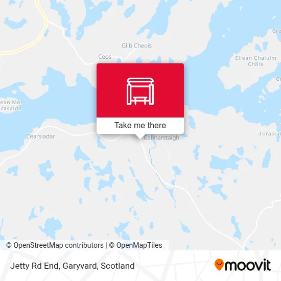 Jetty Rd End, Garyvard map