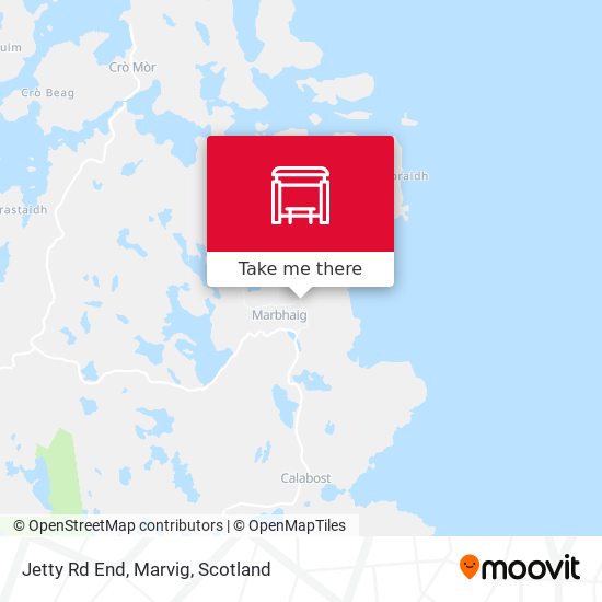 Jetty Rd End, Marvig map