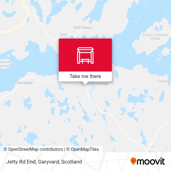 Jetty Rd End, Garyvard map