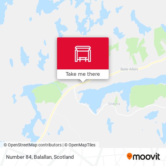 Number 84, Balallan map