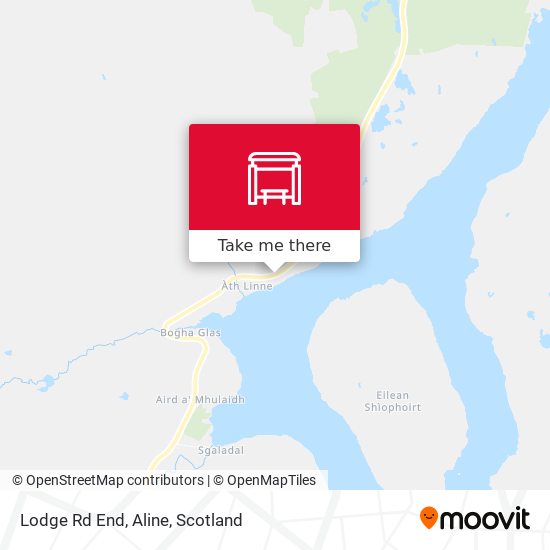 Lodge Rd End, Aline map