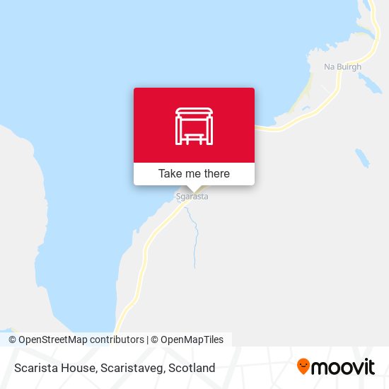 Scarista House, Scaristaveg map