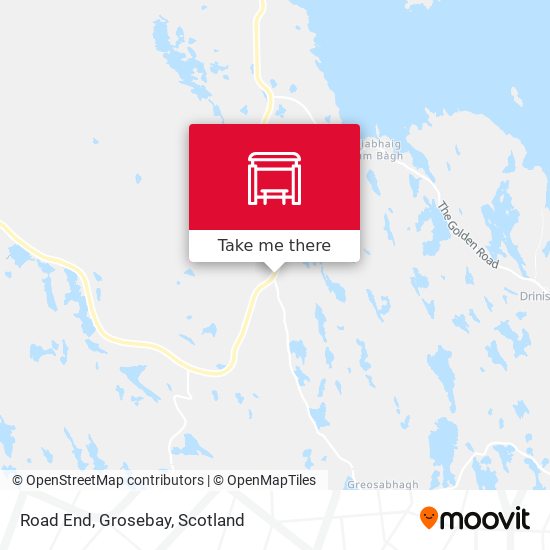 Road End, Grosebay map