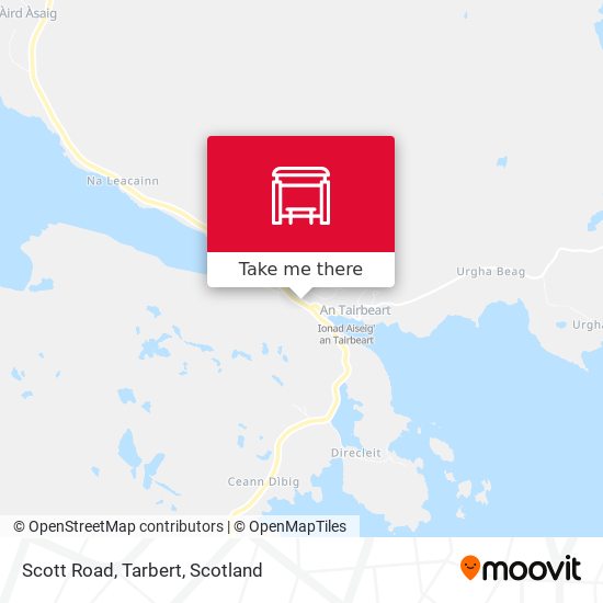 Scott Road, Tarbert map
