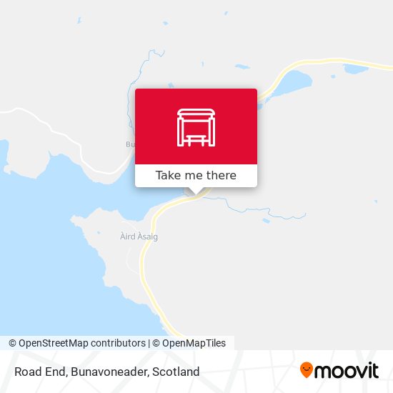 Road End, Bunavoneader map