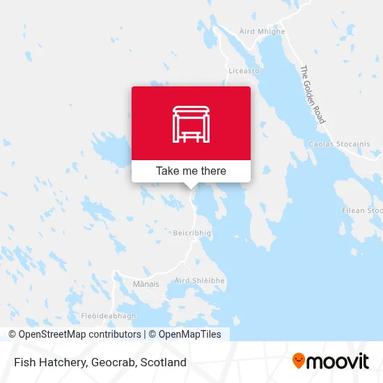 Fish Hatchery, Geocrab map