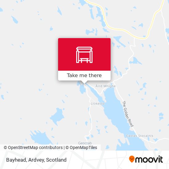 Bayhead, Ardvey map