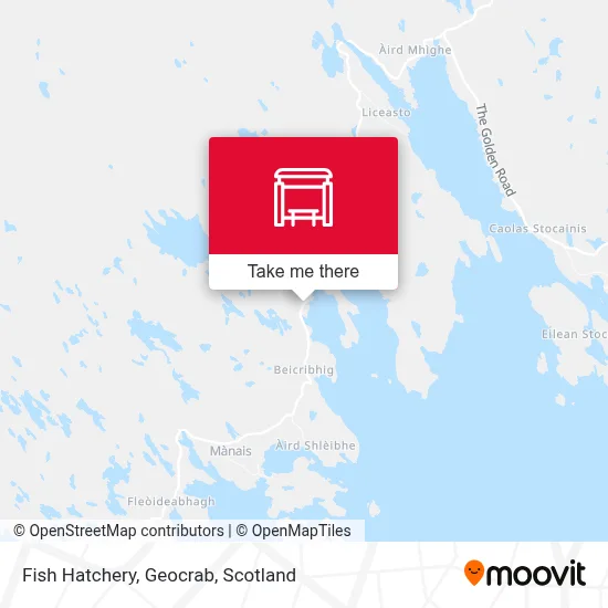 Fish Hatchery, Geocrab map