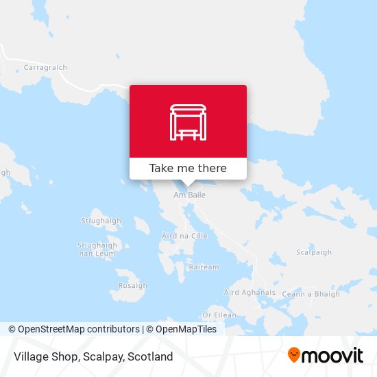 Village Shop, Scalpay map