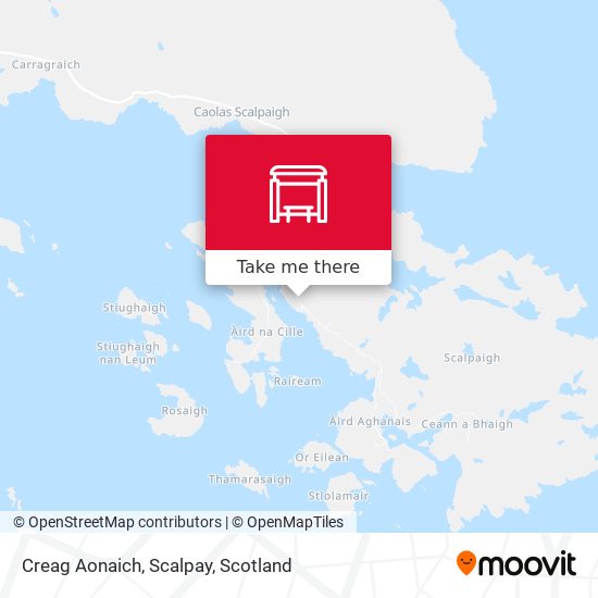 Creag Aonaich, Scalpay map