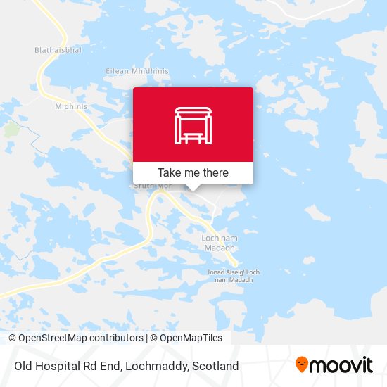 Old Hospital Rd End, Lochmaddy map
