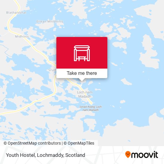 Youth Hostel, Lochmaddy map
