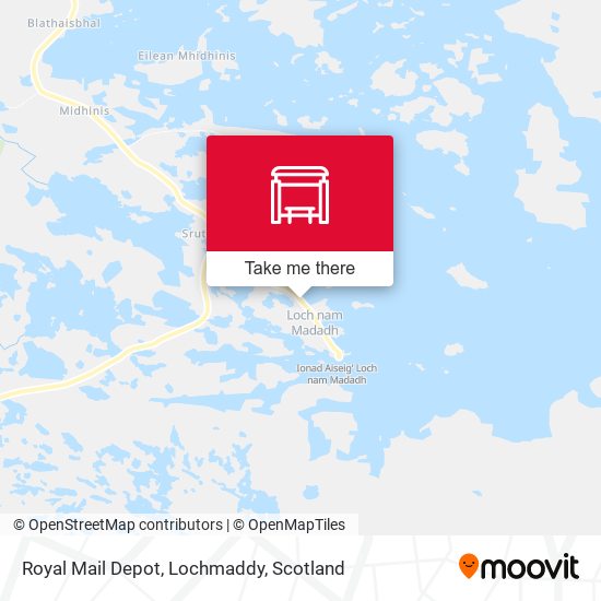 Royal Mail Depot, Lochmaddy map