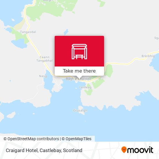 Craigard Hotel, Castlebay map