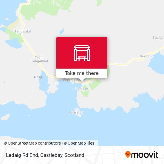 Ledaig Rd End, Castlebay map
