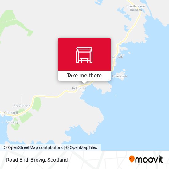 Road End, Brevig map