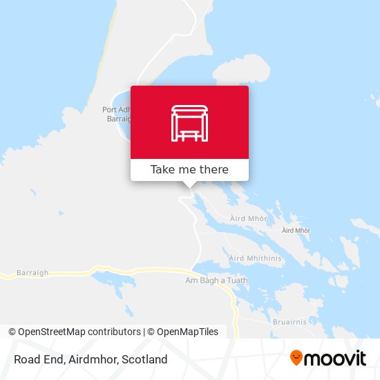 Road End, Airdmhor map