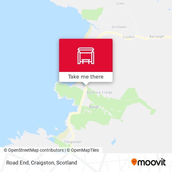 Road End, Craigston map
