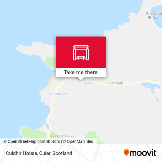 Cuidhir House, Cuier map