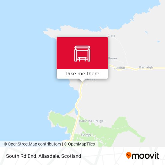 South Rd End, Allasdale map