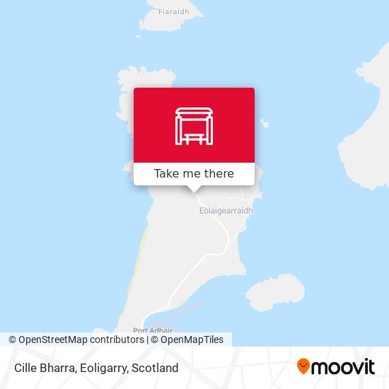 Cille Bharra, Eoligarry map