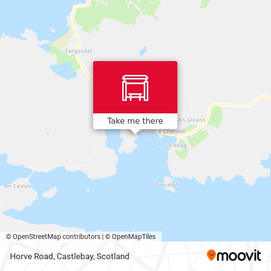 Horve Road, Castlebay map