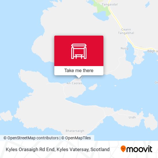 Kyles Orasaigh Rd End, Kyles Vatersay map