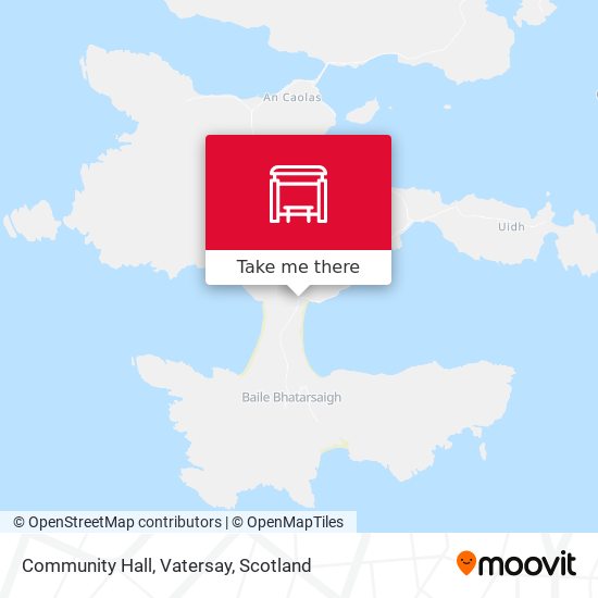 Community Hall, Vatersay map