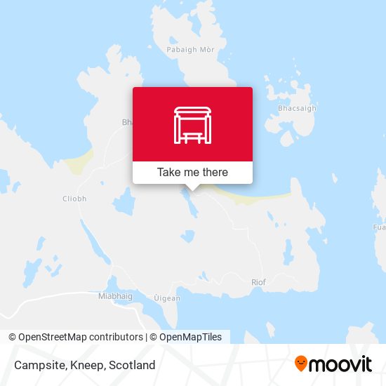 Campsite, Kneep map