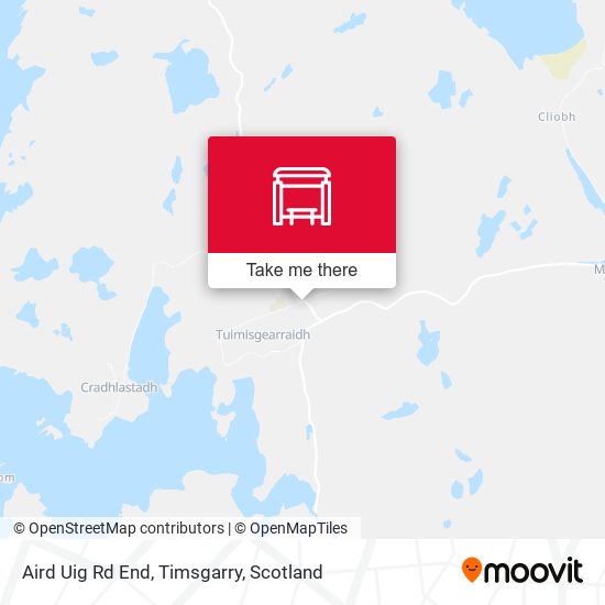 Aird Uig Rd End, Timsgarry map