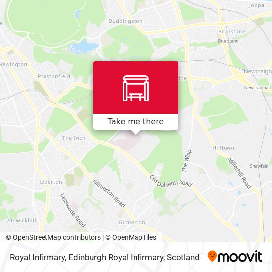 Royal Infirmary, Edinburgh Royal Infirmary map
