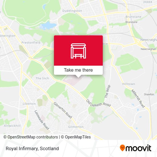Royal Infirmary map