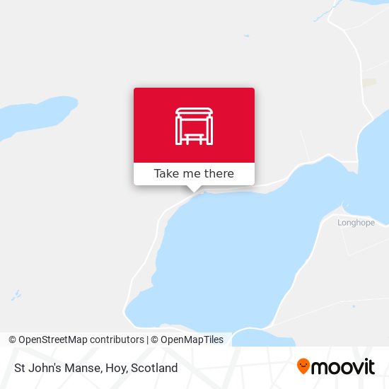 St John's Manse, Hoy map