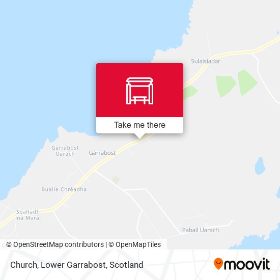 Church, Lower Garrabost map
