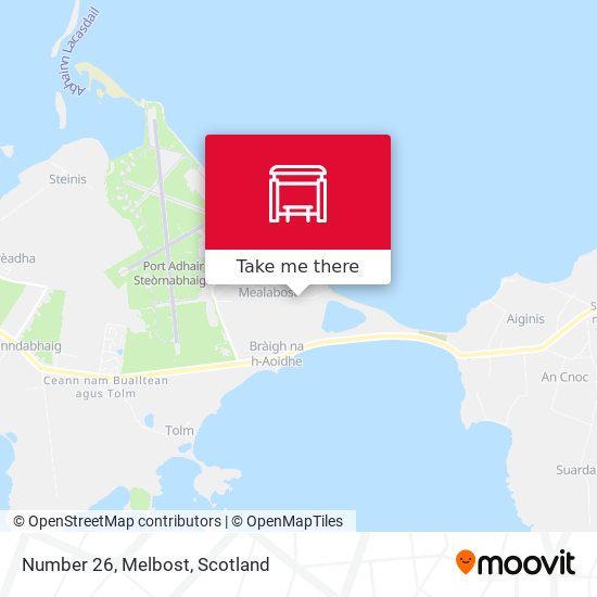 Number 26, Melbost map