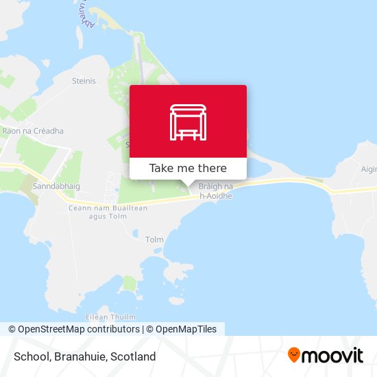 School, Branahuie map
