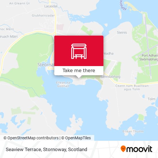 Seaview Terrace, Stornoway map