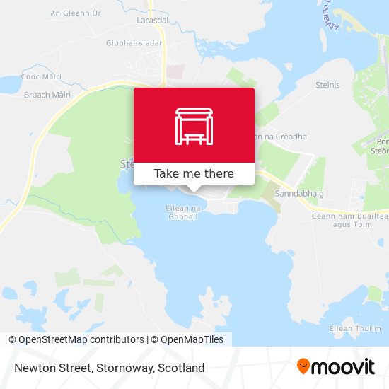 Newton Street, Stornoway map