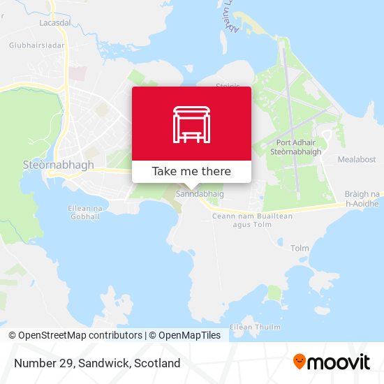 Number 29, Sandwick map