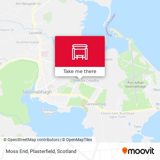 Moss End, Plasterfield map