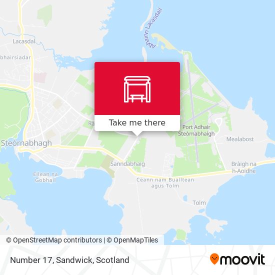 Number 17, Sandwick map